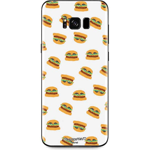 Bouffants and Broken Hearts Cute Burgers Galaxy S8 Plus Skin